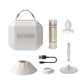 CLAYMORE CANDELLA Special Package with lantern, shade, diffuser, stand and case