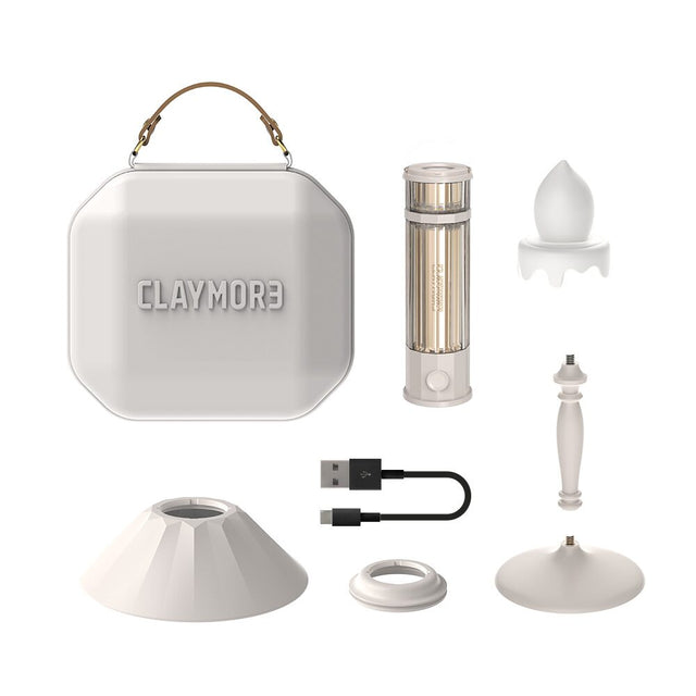 CLAYMORE CANDELLA Special Package with lantern, shade, diffuser, stand and case