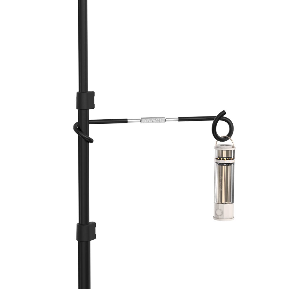 CLAYMORE QUICK STAND holding a CANDELLA lantern