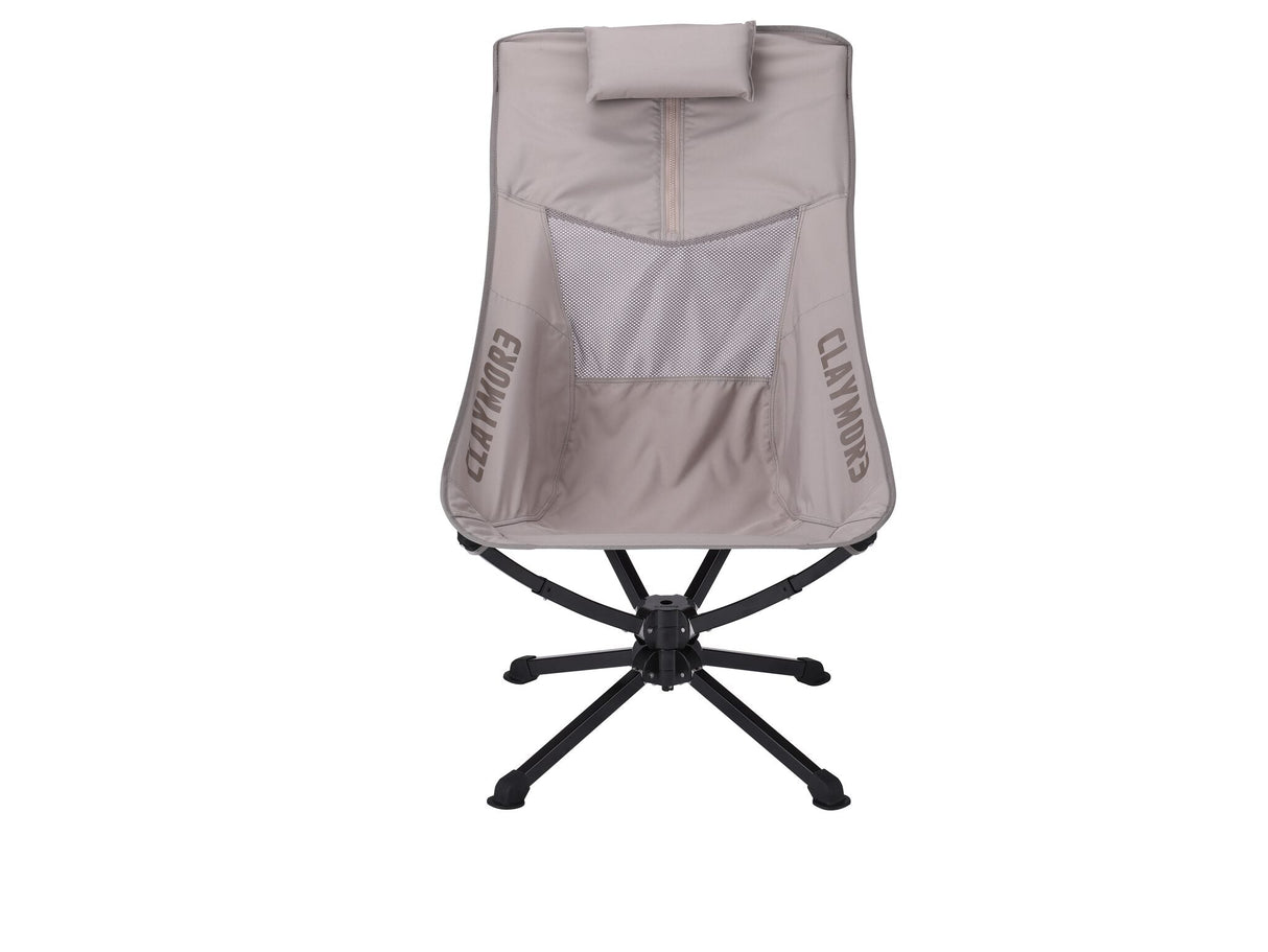 CLAYMORE Swivel Chair Large in tan