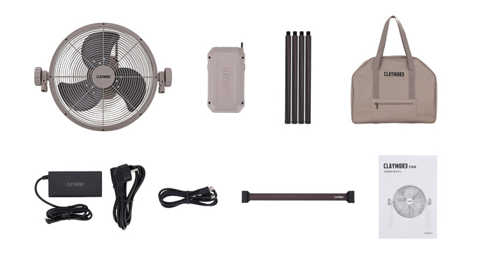 Claymore M14-L Fan – rechargeable portable fan, view 8 of 28